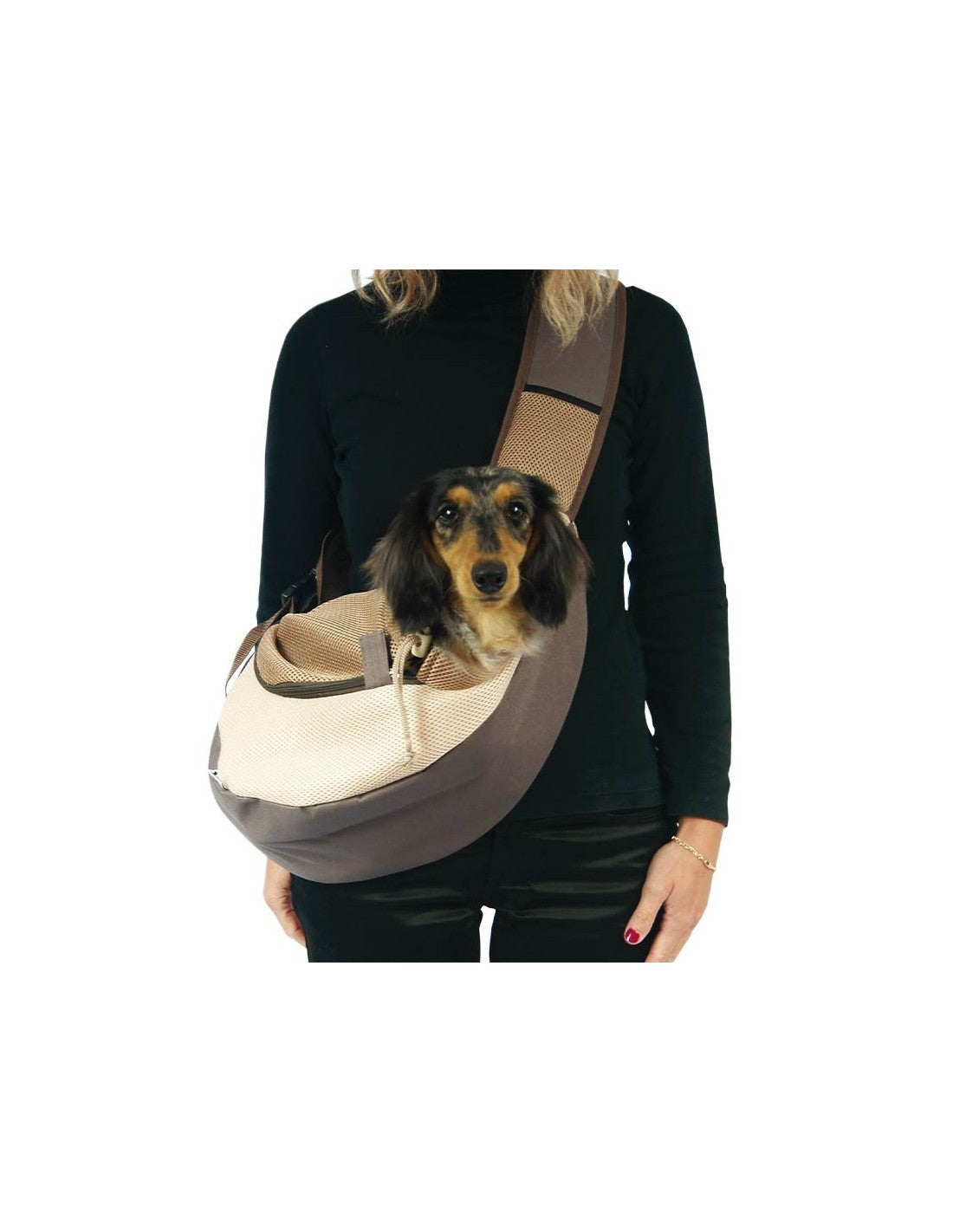 Sac Transport Bandoulière Chien & Chat "MOKA" 50x18x29cm – photo 2