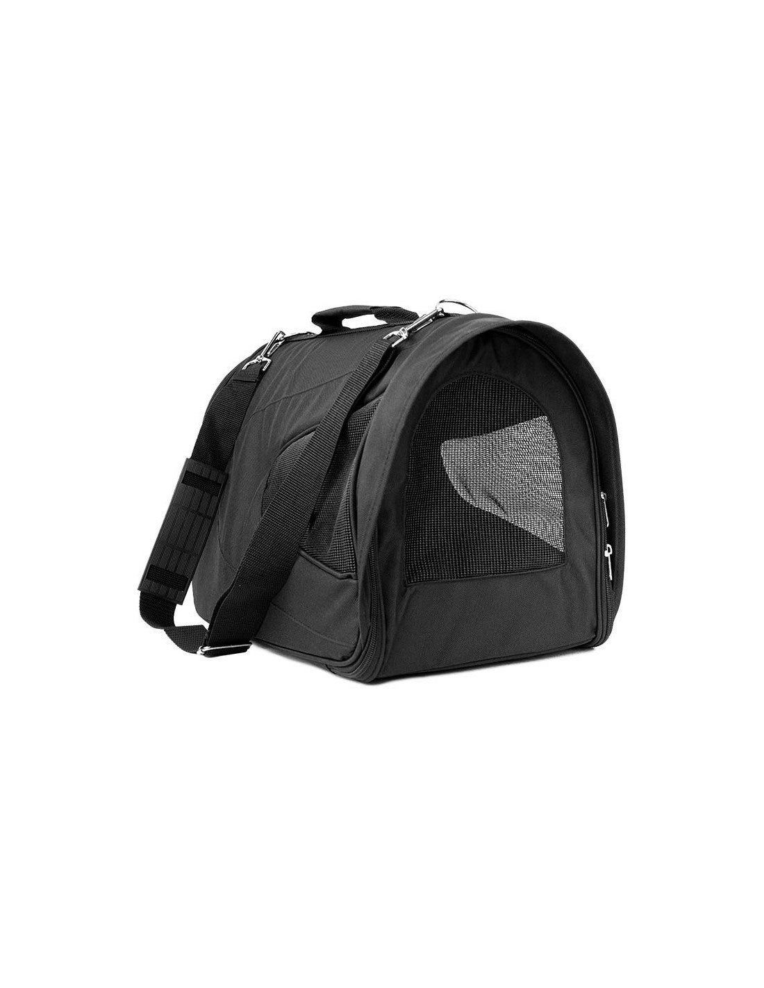 Sac de Transport Aéré et Confortable Noir pour Chien et Chat – photo 3