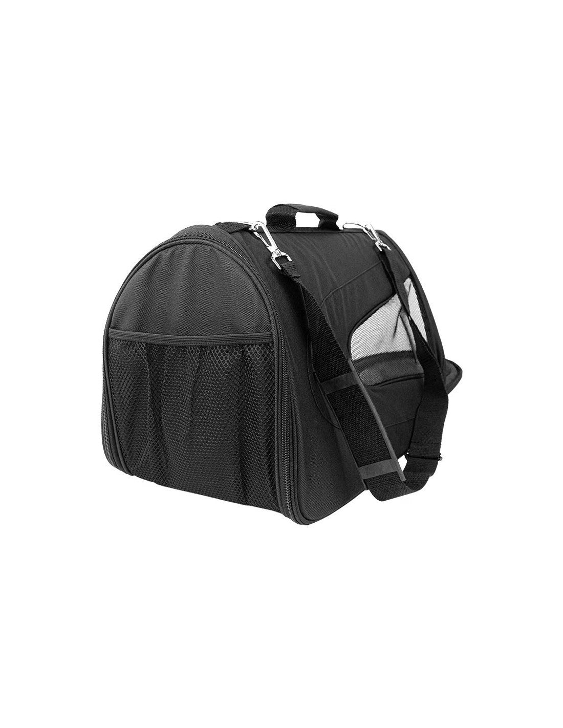 Sac de Transport Aéré et Confortable Noir pour Chien et Chat – photo 4