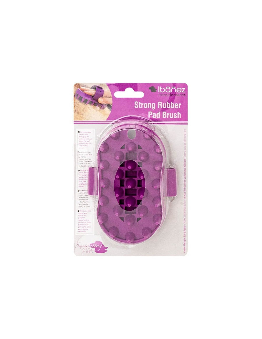 Brosse en Caoutchouc Renforcée pour Chiens – photo 6