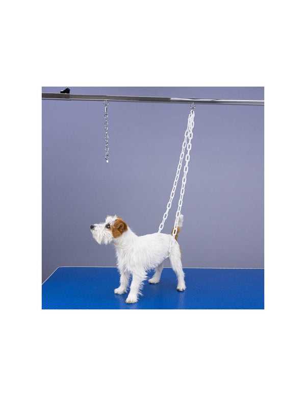 Chainette Potence / Sangle en Plastique 1,50m pour Table de Toilettage