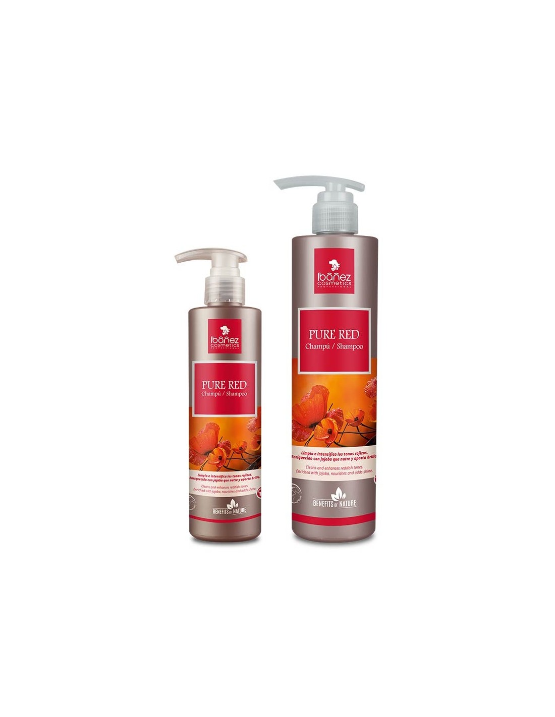 Shampooing Ibáñez Pure Red – robes rousses, fauves et abricot