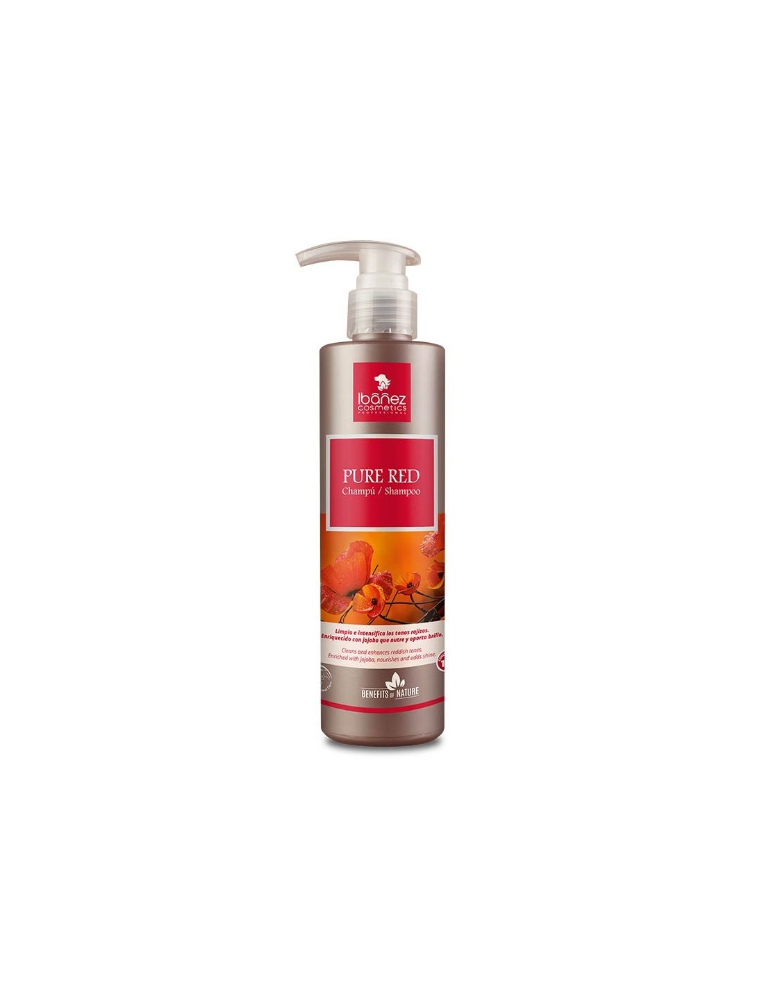 Shampooing Ibáñez Pure Red – robes rousses, fauves et abricot