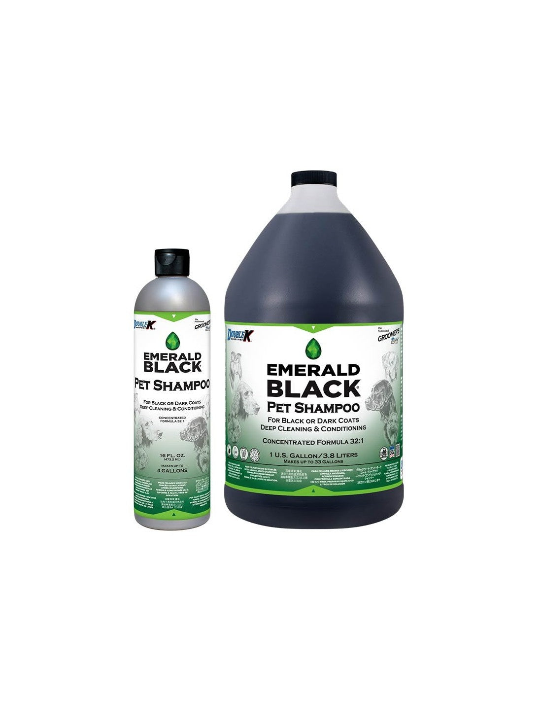 Double K Emerald Shampoing Noir économique – photo 2