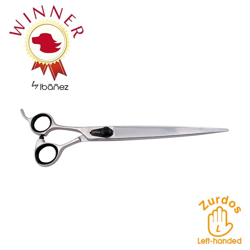Ciseaux droits pour gaucher 19 cm en acier japonais 440C
