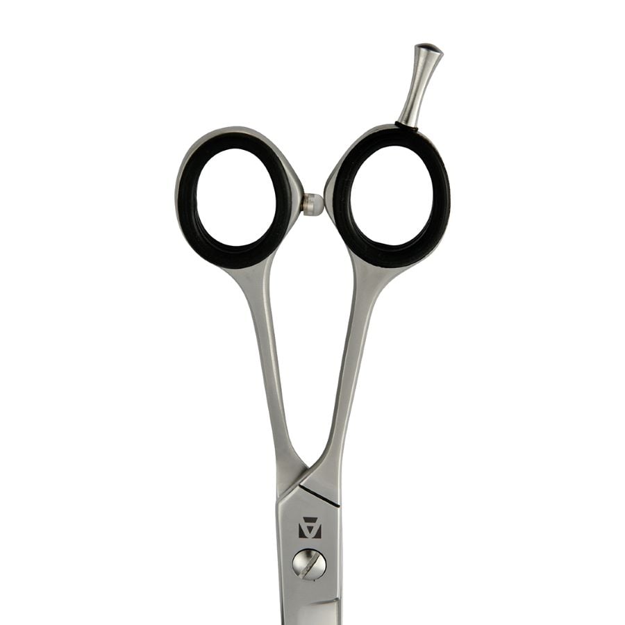 Ciseaux microdentés Artero Satin gaucher : gros plan anneaux