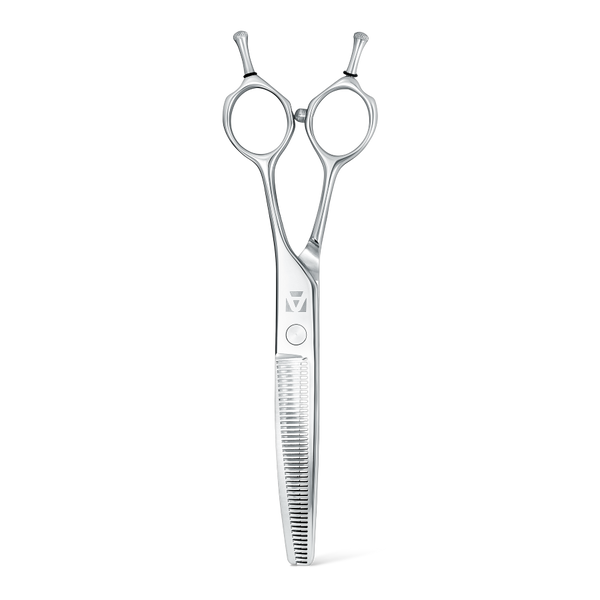 Ciseaux sculpteurs courbes Artero Slalom Curvy : ciseaux fermés vue verticale