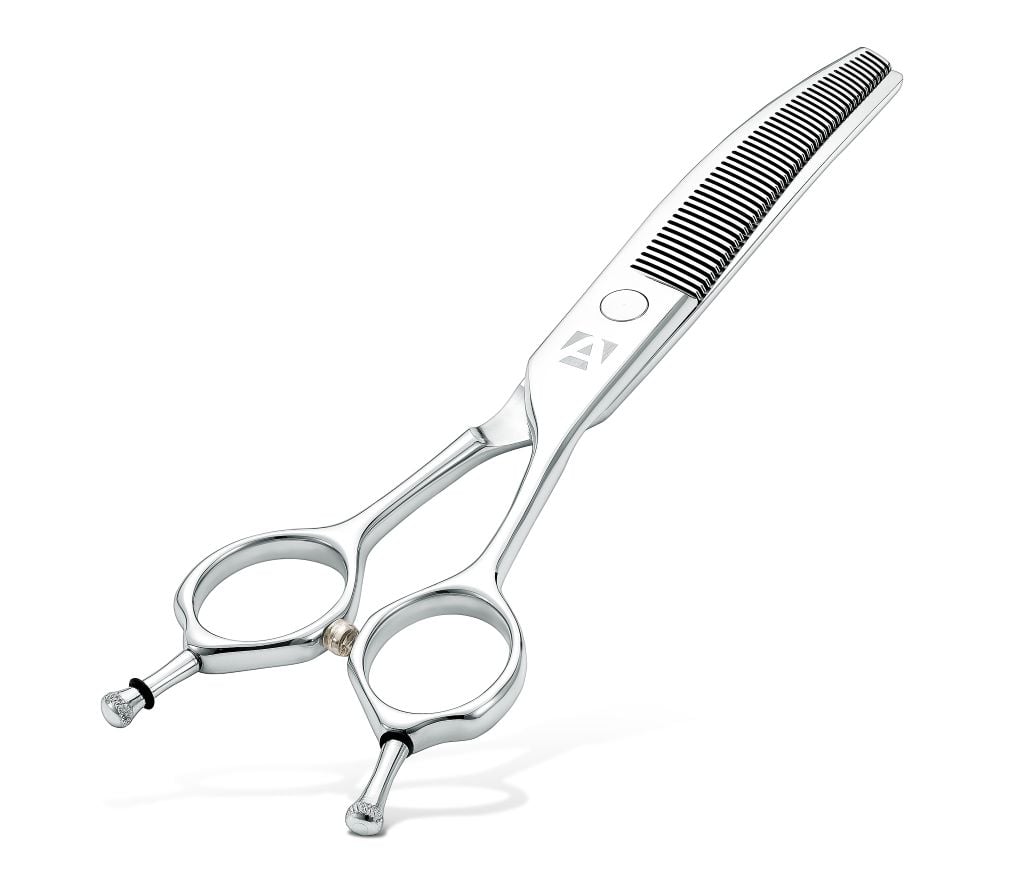Ciseaux sculpteurs courbes Artero Slalom Curvy : vue de trois-quarts