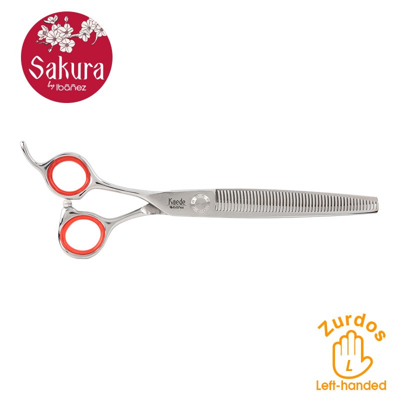 Ciseaux sculpteurs gaucher Ibáñez Kaede 50 dents 17,5 cm