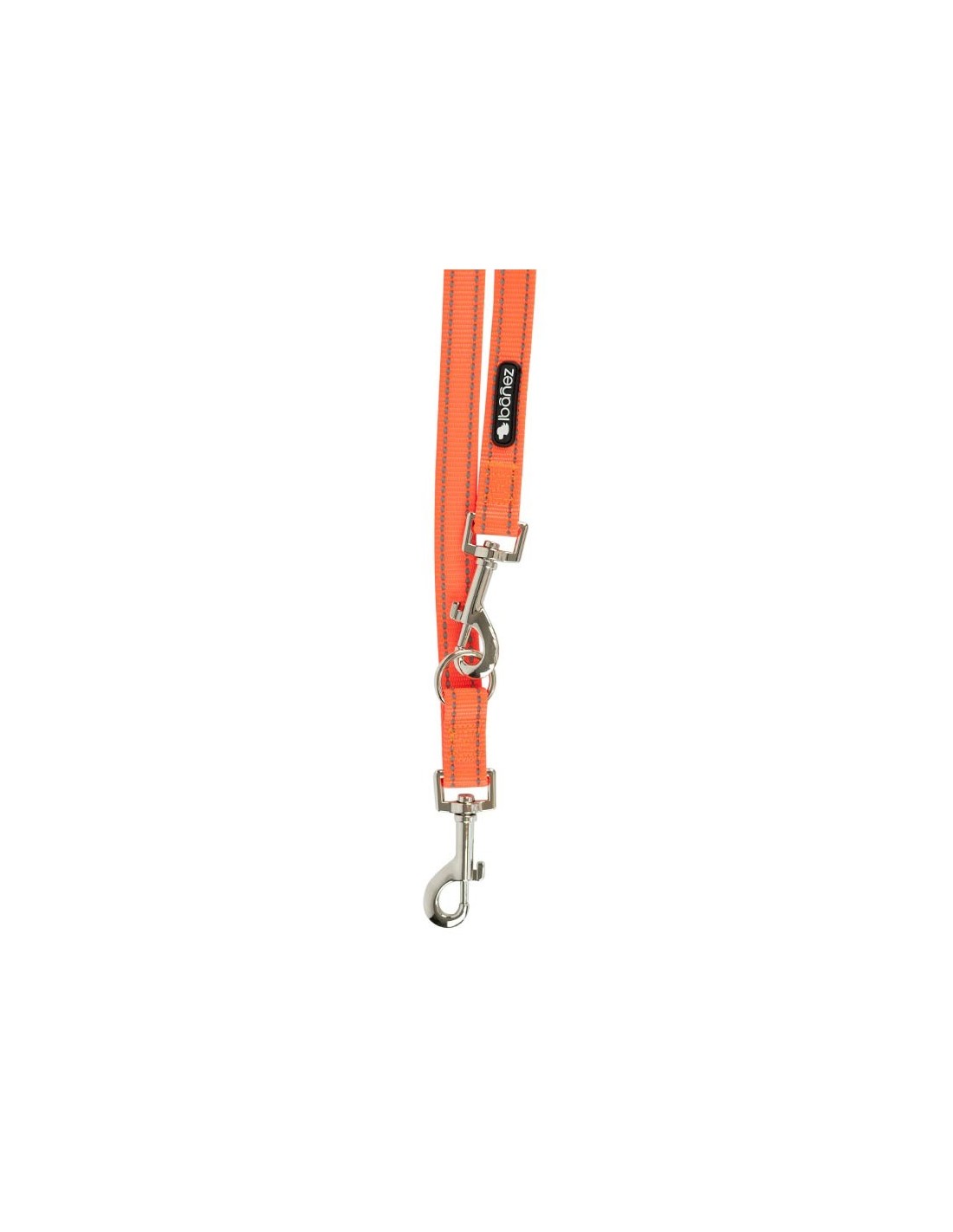 Laisse réfléchissante orange - tailles S et dressage – photo 3