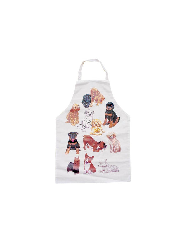 Tablier de toilettage Puppies en coton et PVC