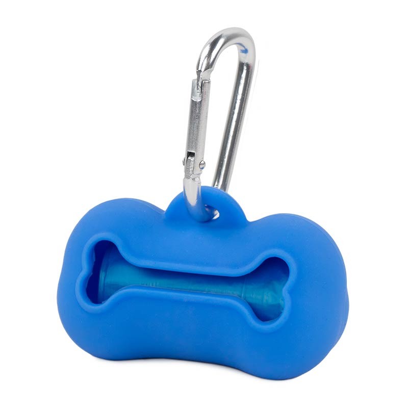 Distributeur de sacs à déjections Ibáñez en silicone forme os photo 2