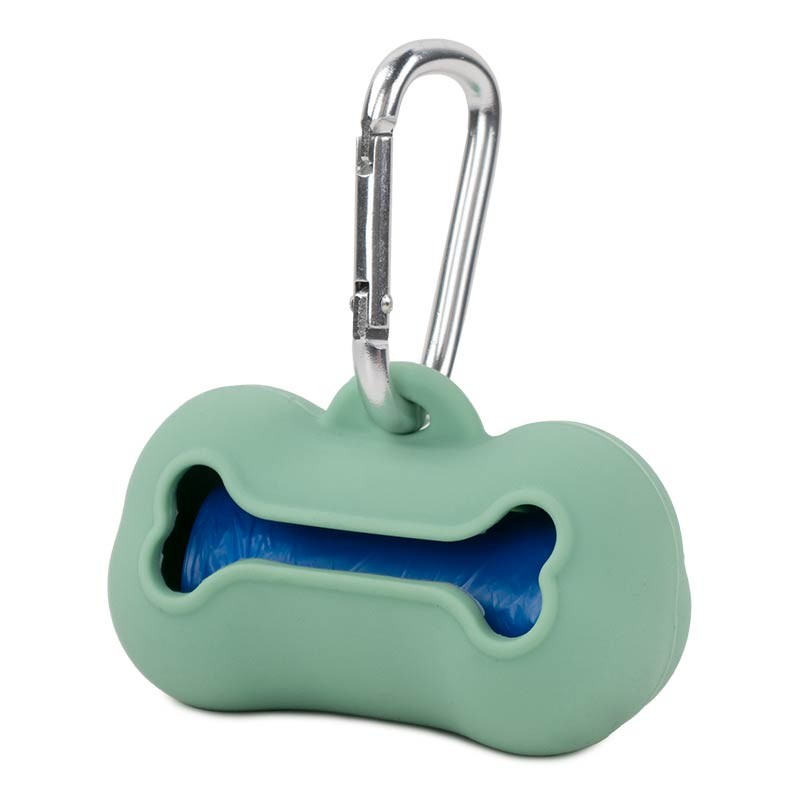 Distributeur de sacs à déjections Ibáñez en silicone forme os photo 4