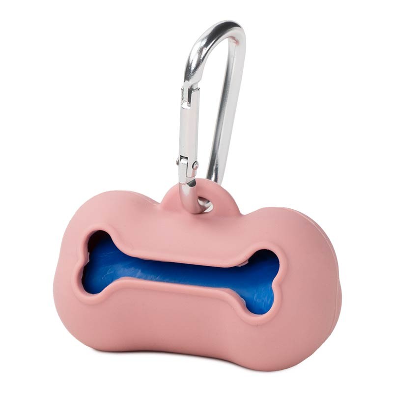 Distributeur de sacs à déjections Ibáñez en silicone forme os photo 6