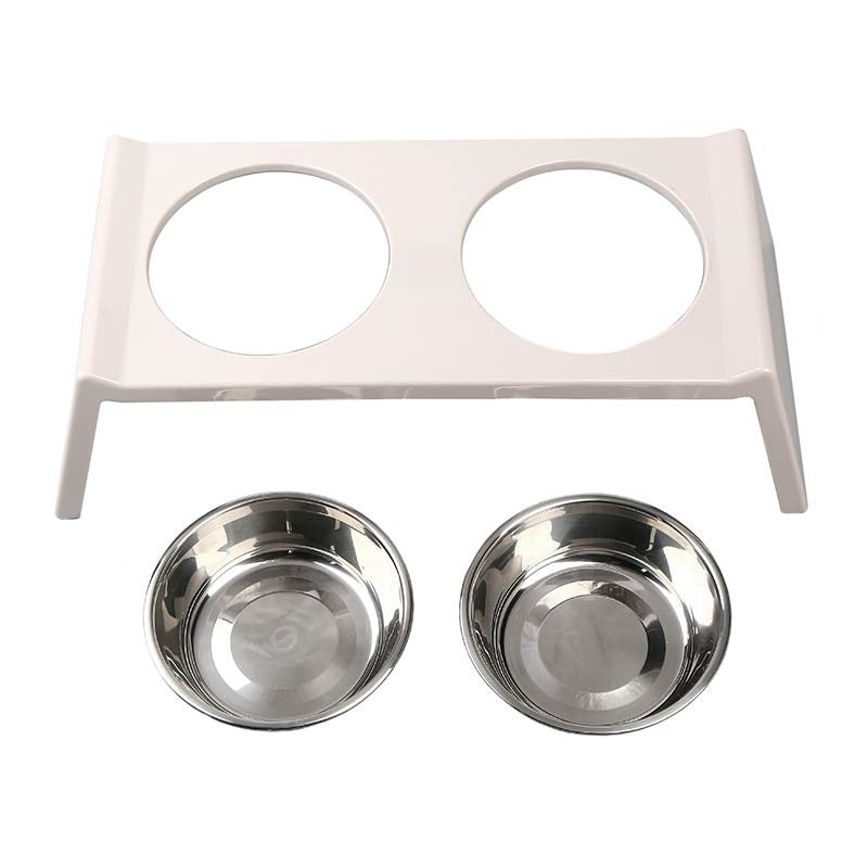 Double gamelle surélevée inox Ibáñez petites races 2 x 350 ml photo 3