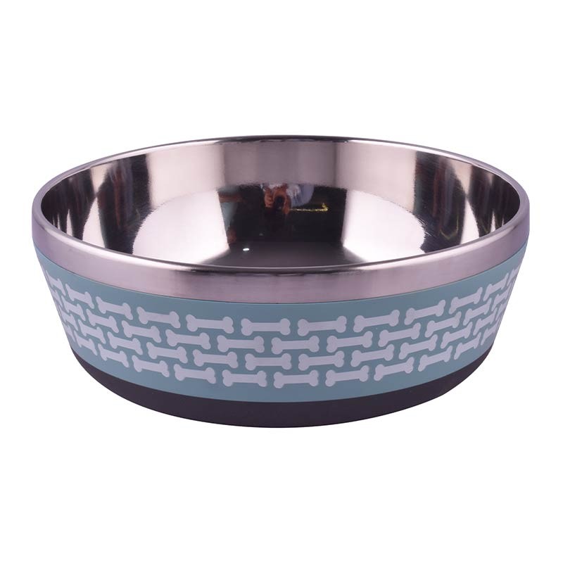 Gamelle inox Ibáñez Fido bleue antidérapante photo 2