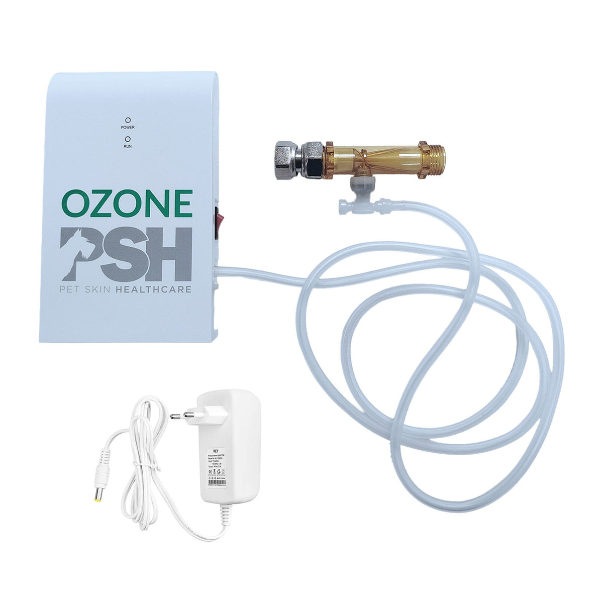 Générateur d'ozone PSH pour baignoire : boîtier avec tuyau et alimentation