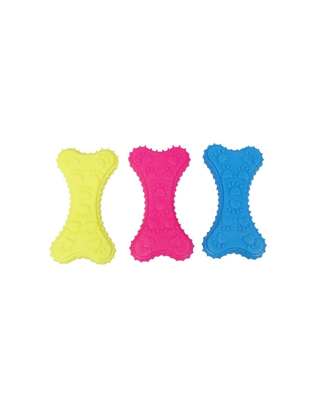 Jeu pour Chien en Caoutchouc - Forme d'Os 10,5 Cm