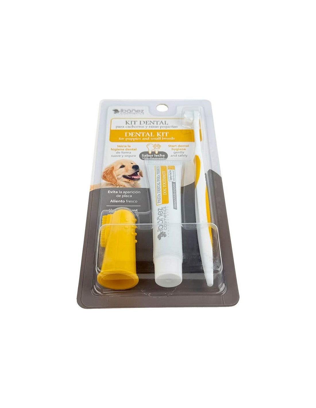 Kit d'hygiène bucco-dentaire Ibáñez Mini – chiot et petites races