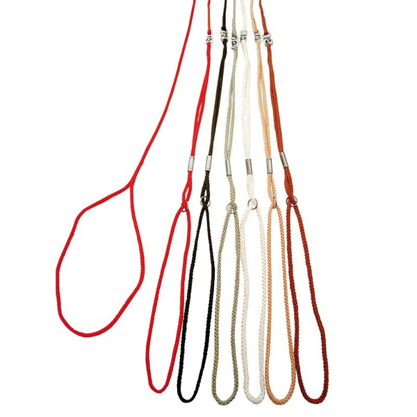 Laisse d'exposition ronde en nylon fine 3 mm x 87 cm