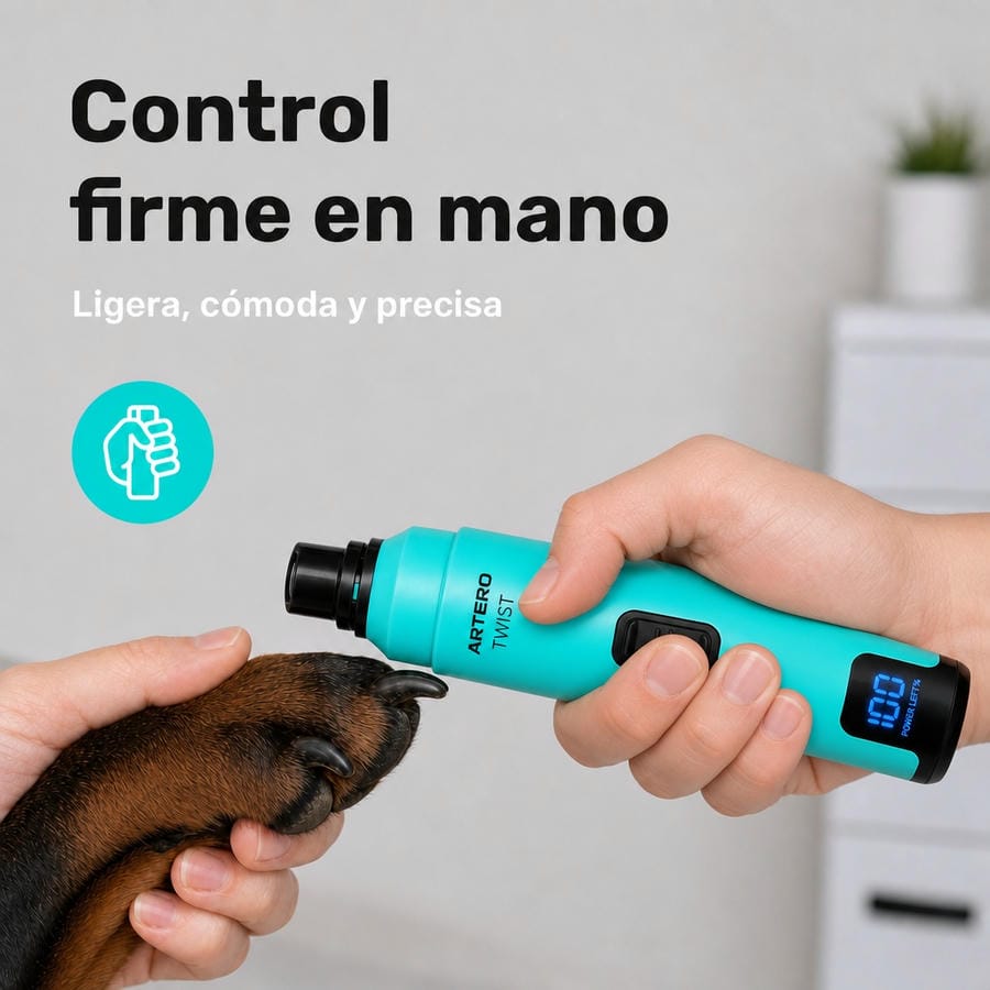 Lime à griffes électrique Artero Twist : infographie prise en main