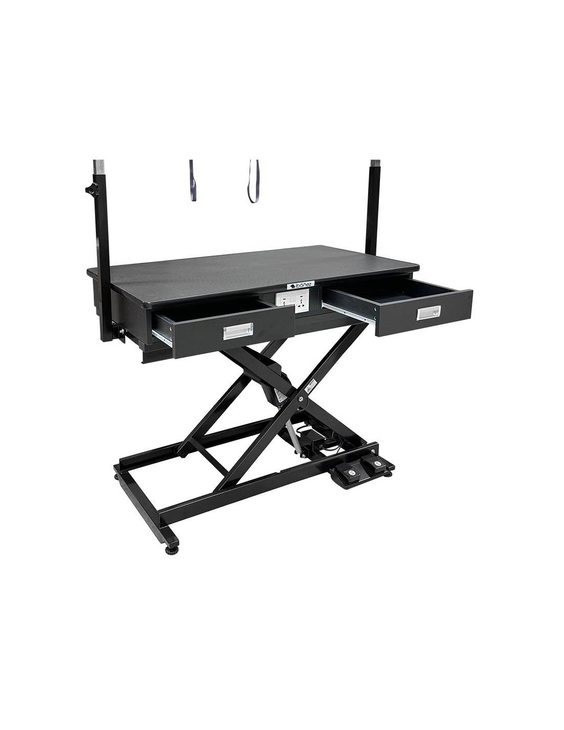 Table Electrique Organigroom avec roulettes fournies - Grand plateau + rangements – photo 3