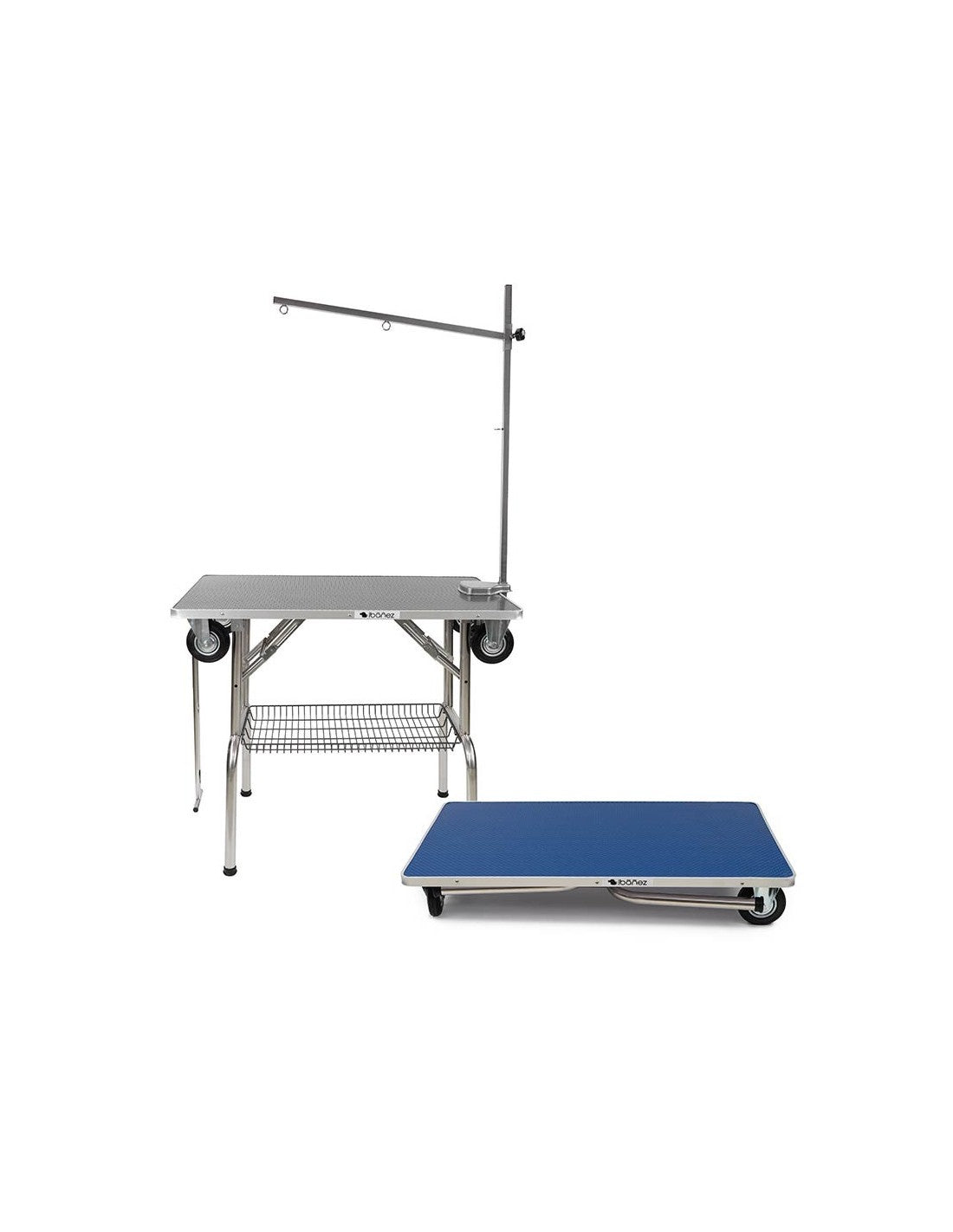 Table Pliable avec Roues Intégrées - 2 en 1 Trolley Expos – photo 13