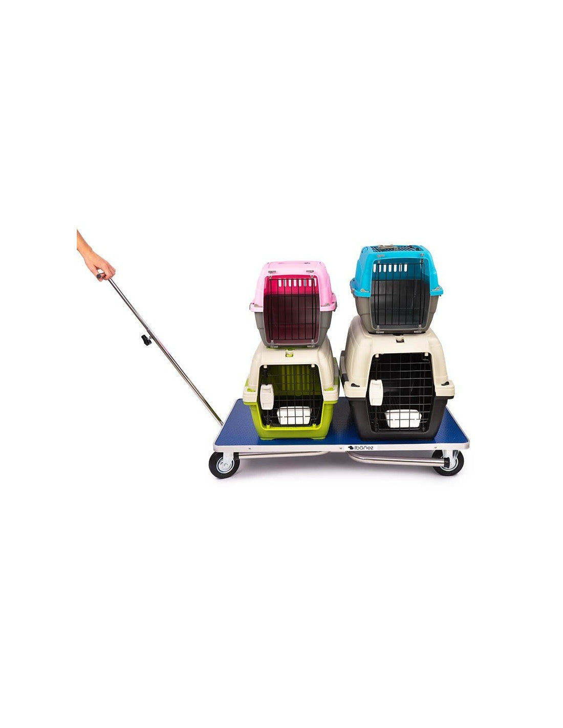 Table Pliable avec Roues Intégrées - 2 en 1 Trolley Expos – photo 4