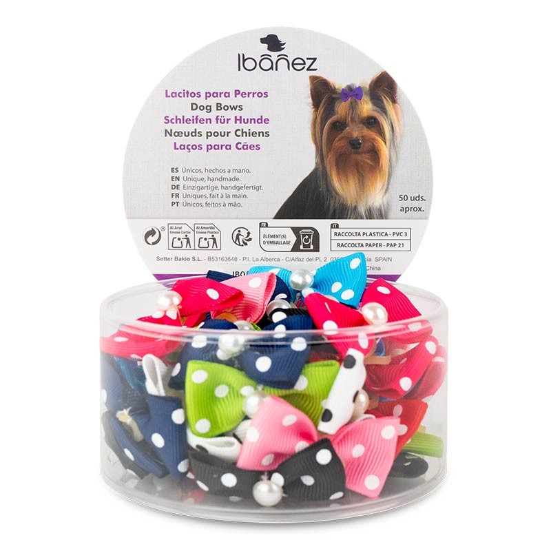 Nœuds élastiques Ibáñez pour chien, Dots Pearl ou unis photo 6