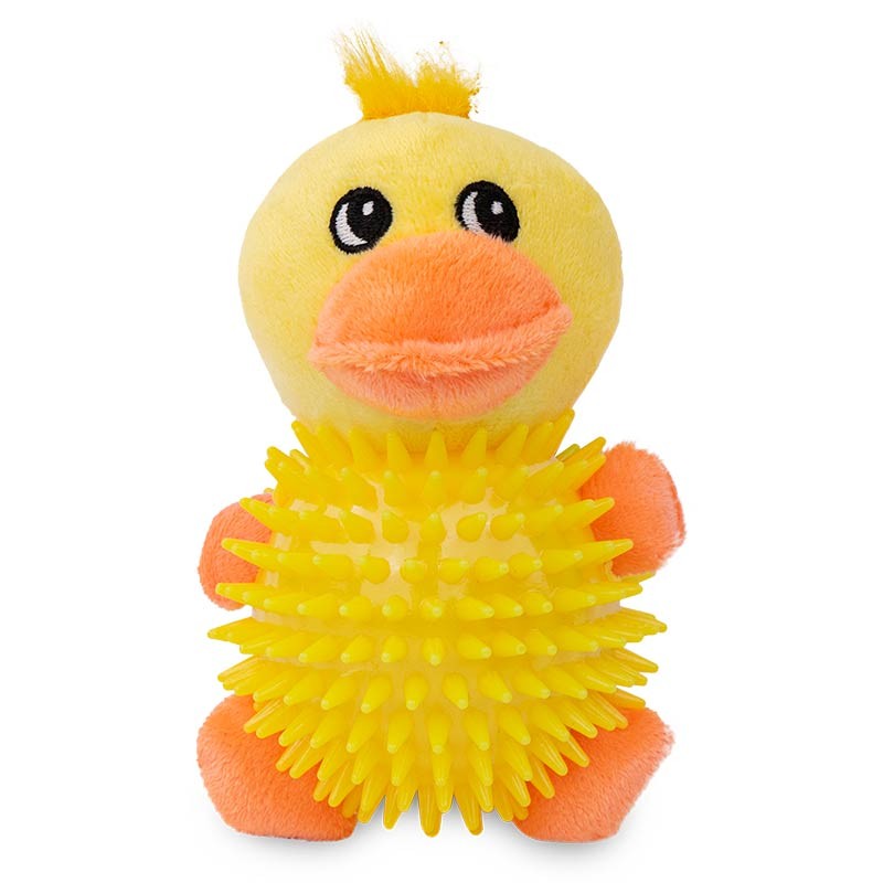 Peluche balle Ibáñez canard ou grenouille, jouet sonore 16 x 9 cm photo 3