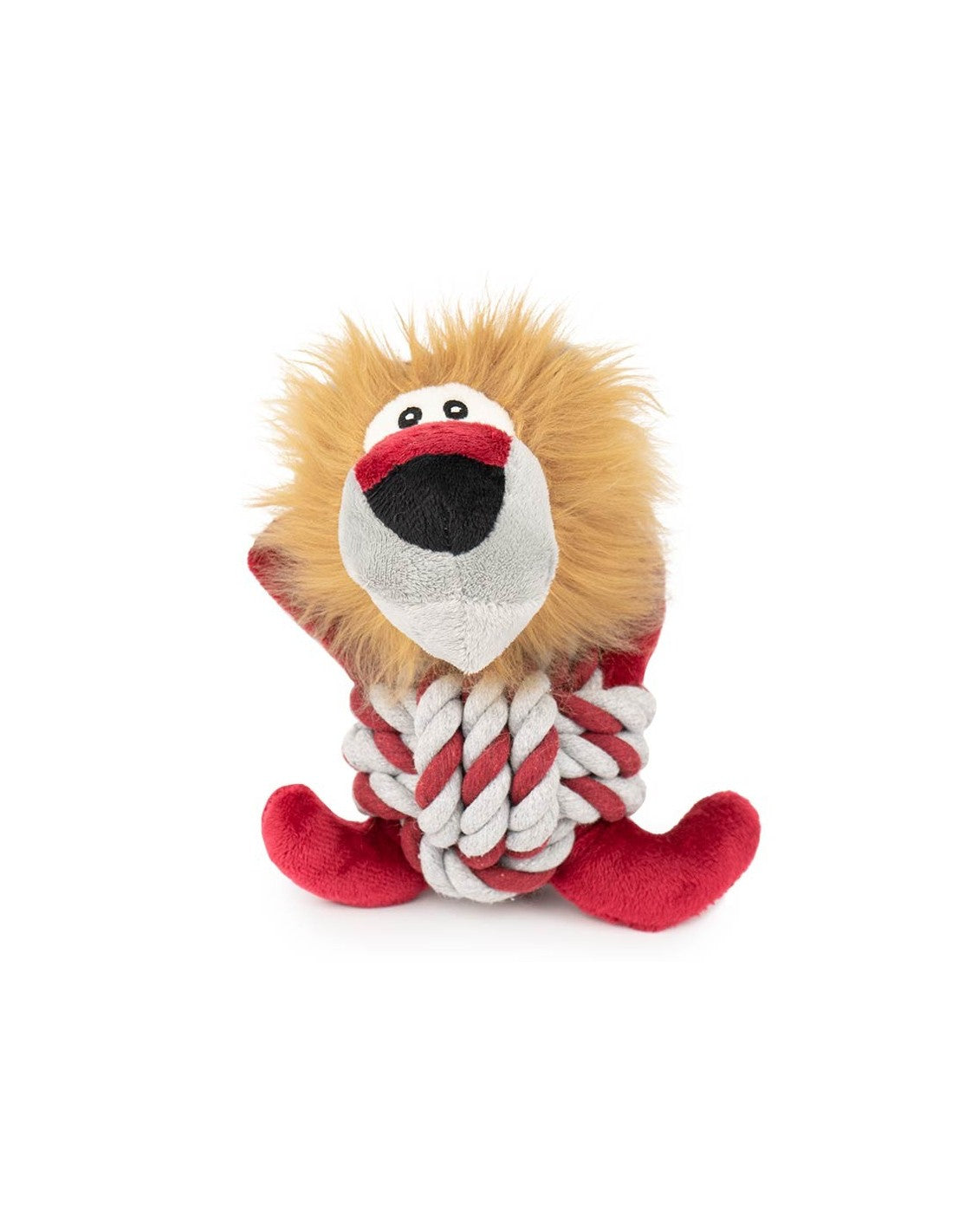 Peluche lion en corde Ibáñez, jouet à mâcher Ø 19,5 cm