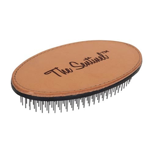 The Sentinel T21 Leather Terrier Pad Brush (Brosse en cuir pour terriers)