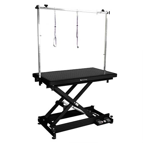 Table électrique Praktica (Hauteur : 101cm - Plateau : 110x59cm) avec roulettes