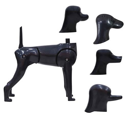 Kit Mannequin Model Dog (Caniche, Schnauzer, Asian Style)