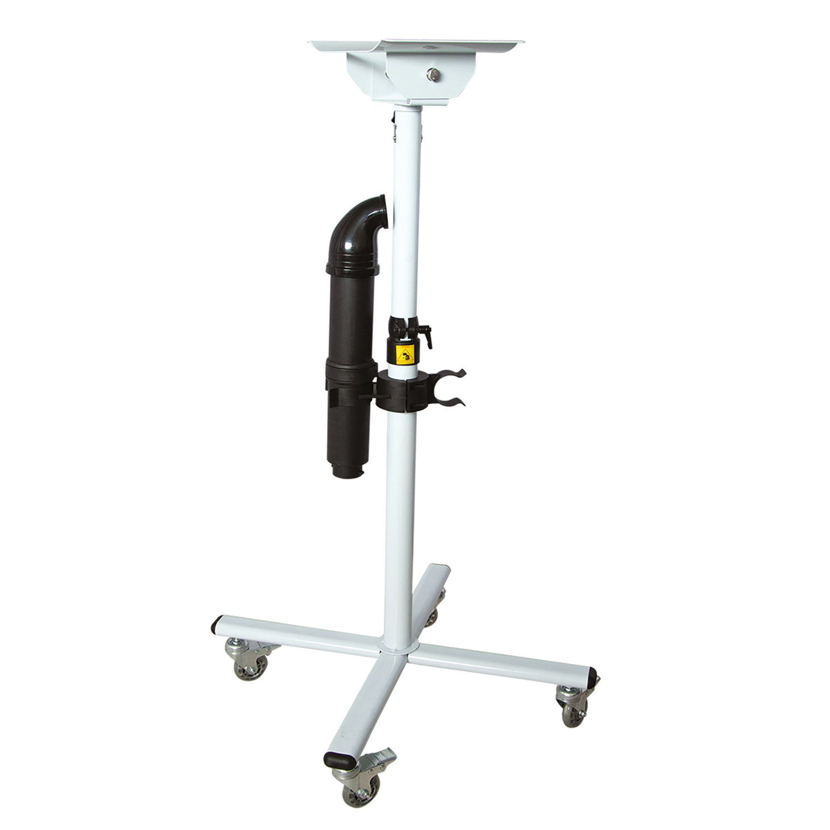Pied et tuyau rigide pour pulseur Maestro : pied blanc et tuyau rigide noir