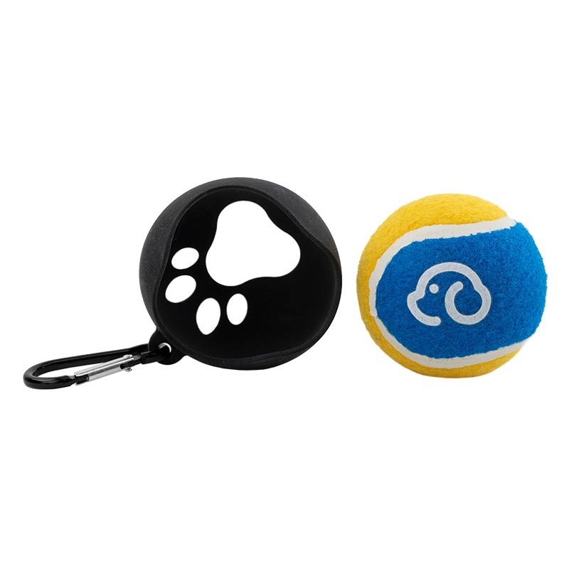 Porte-balle en silicone Ibáñez avec mousqueton et balle photo 2