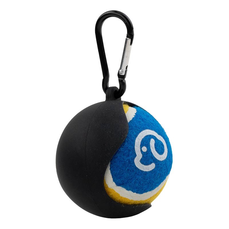 Porte-balle en silicone Ibáñez avec mousqueton et balle