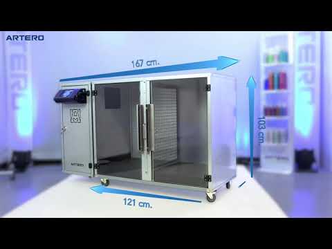 Vidéo de présentation : cabine de séchage Artero Clima X2