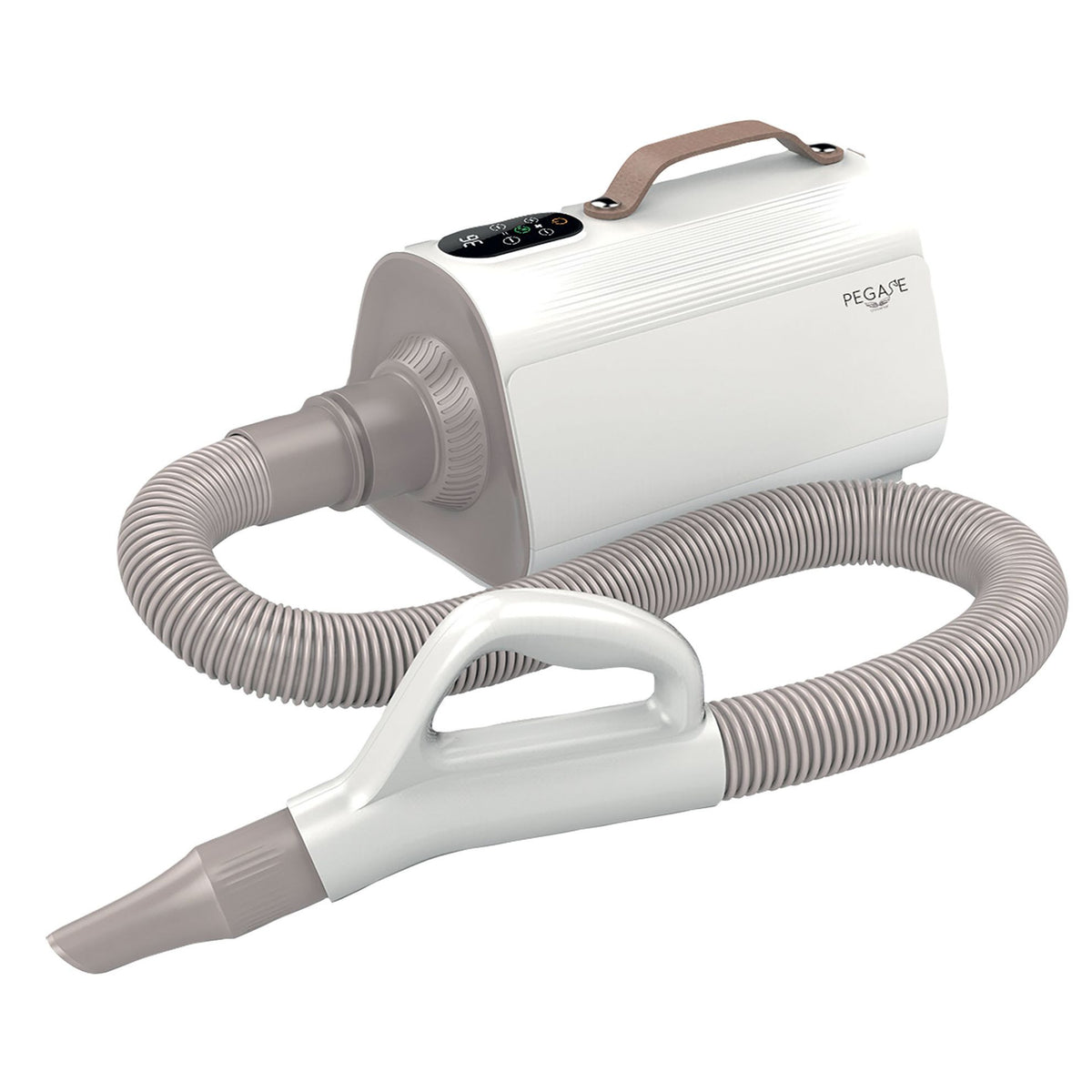 Pulseur séchoir Cierzo Pegase : pulseur blanc avec flexible
