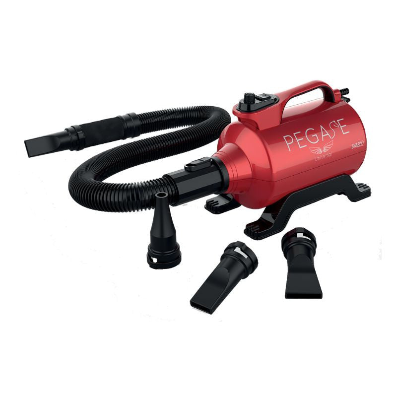 Pulseur séchoir Diablo Pegase : pulseur avec flexible et embouts