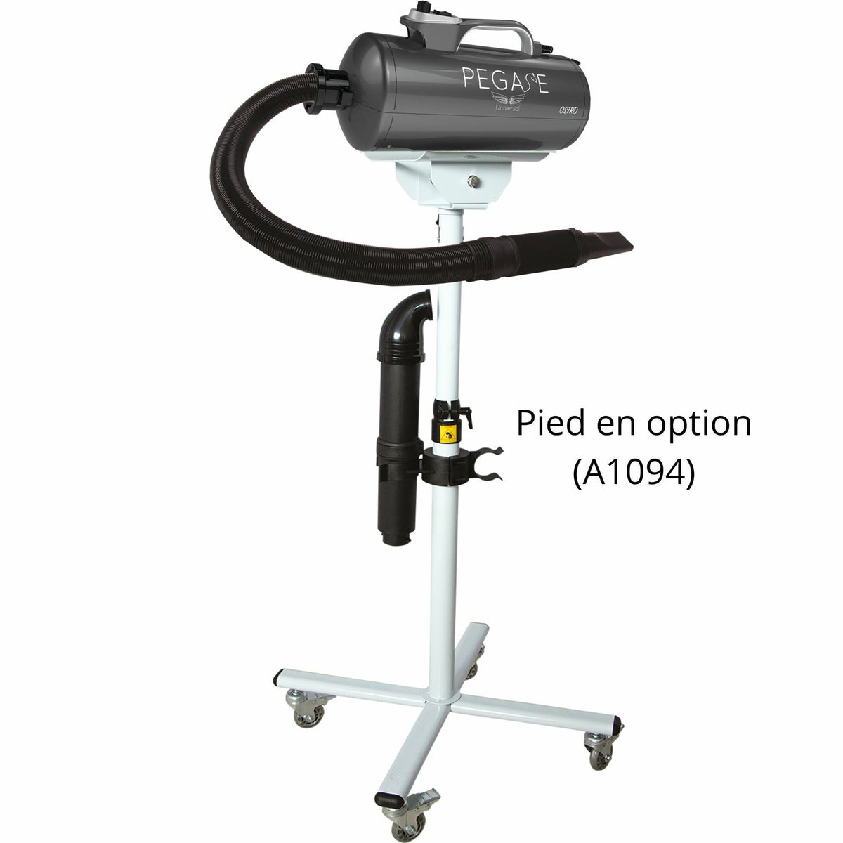 Pulseur séchoir Ostro double moteur : pulseur monté sur pied en option
