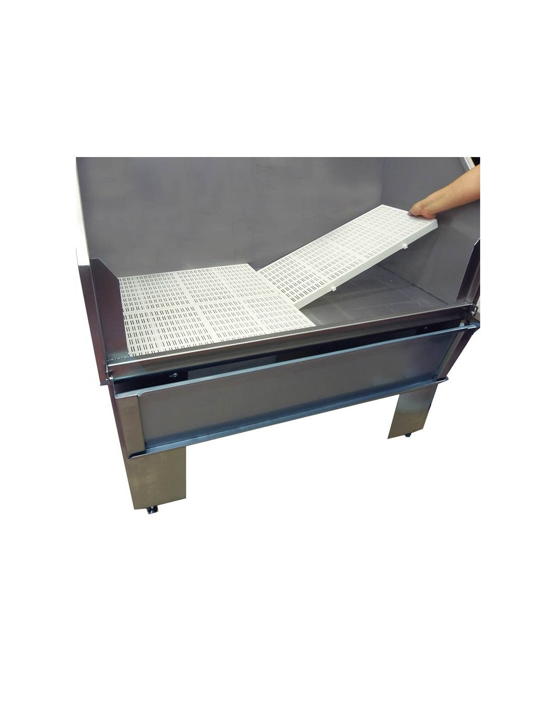 Grille en plastique antidérapante pour baignoire en acier inoxydable. – photo 3