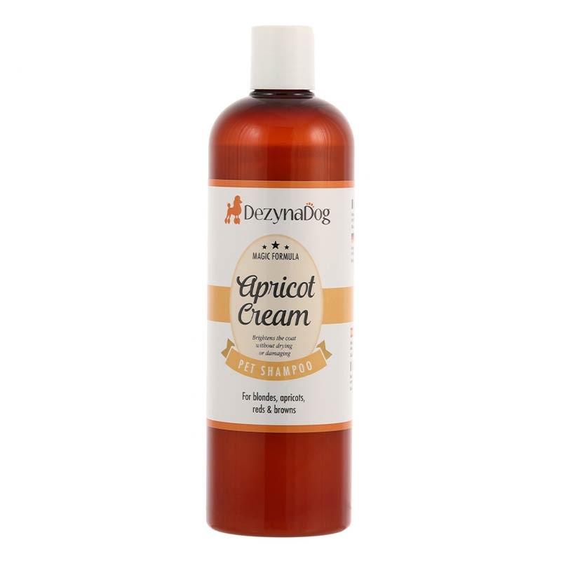 Shampoing DezynaDog Apricot Cream pour pelages abricot et roux