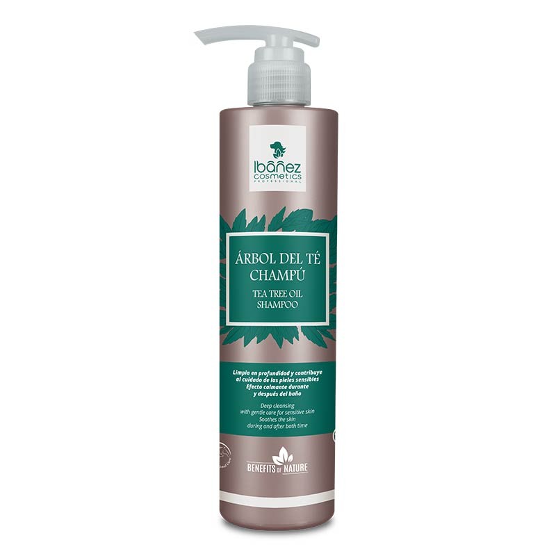 Shampoing Ibáñez Tea Tree à l'huile d'arbre à thé, peaux sensibles
