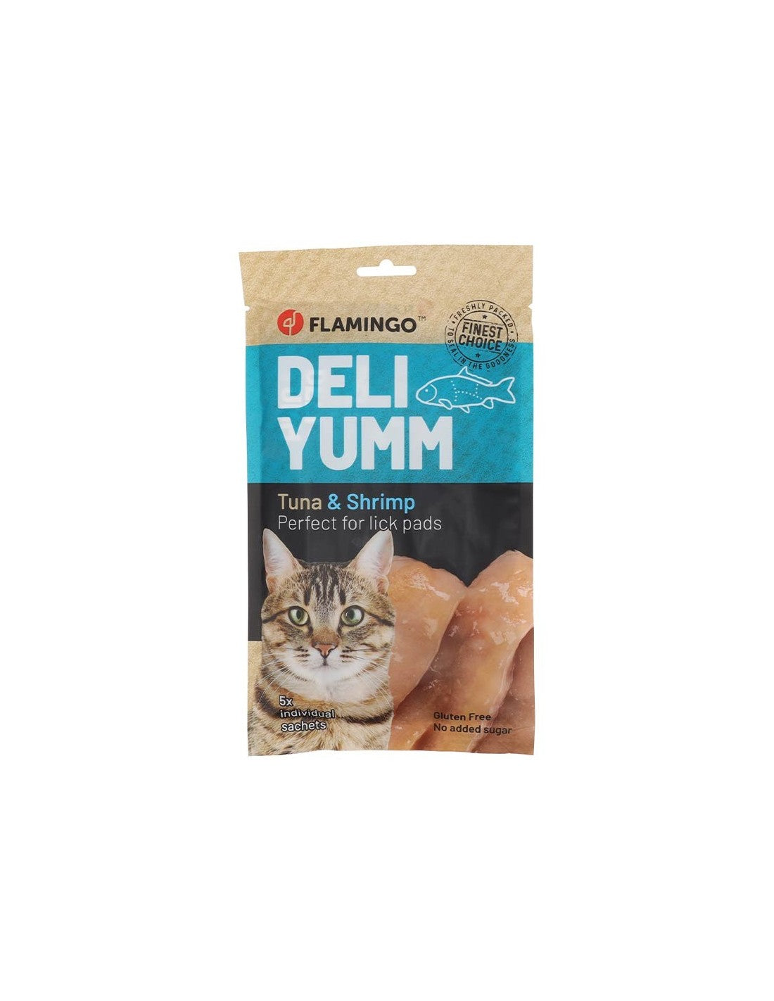 Friandise pâte à lécher Deli Yumm – thon et crevettes 70 g