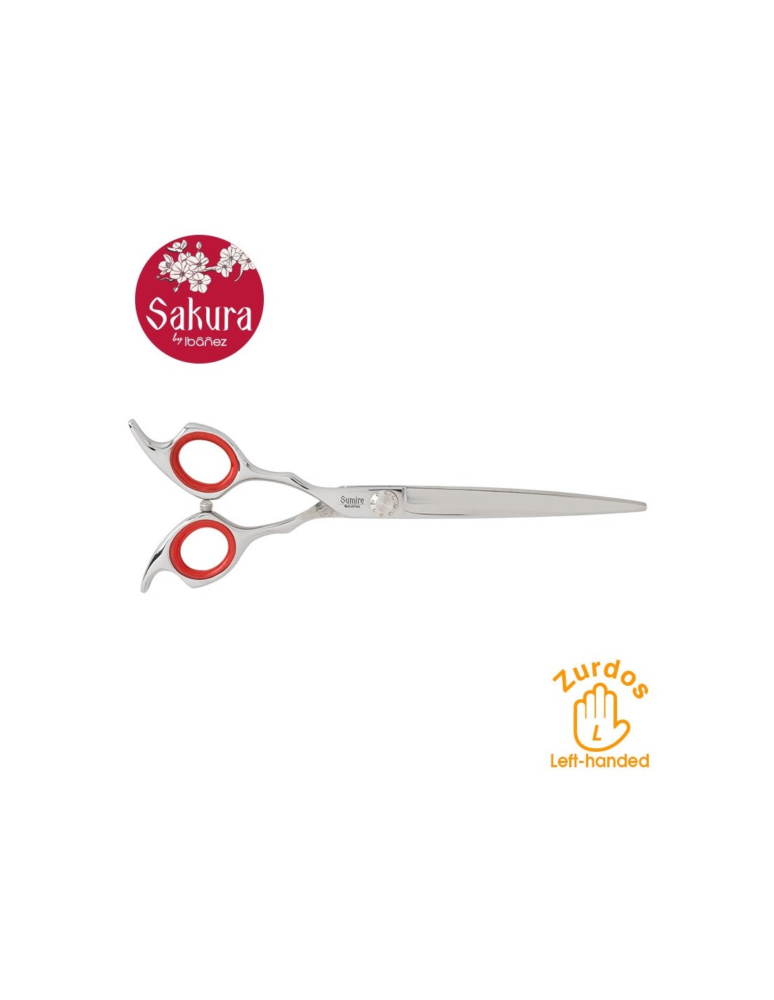 Ciseaux Courbes Gauchers Sumire 17,5cm
