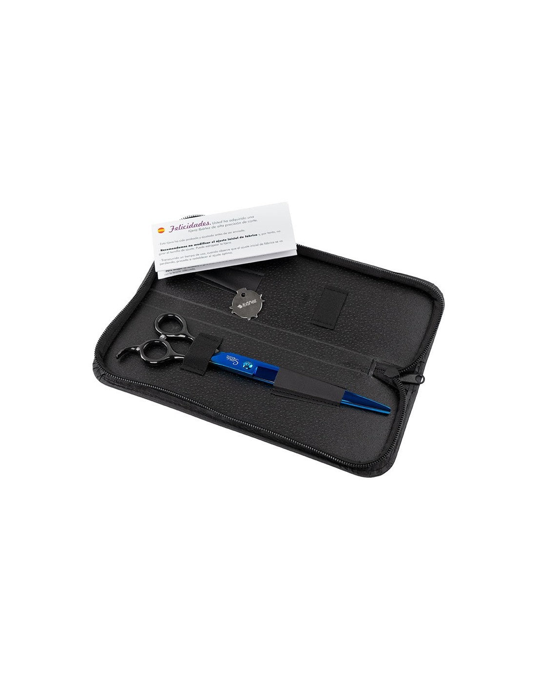Ciseaux droits Ibá Sena 22 cm microdentés – photo 4