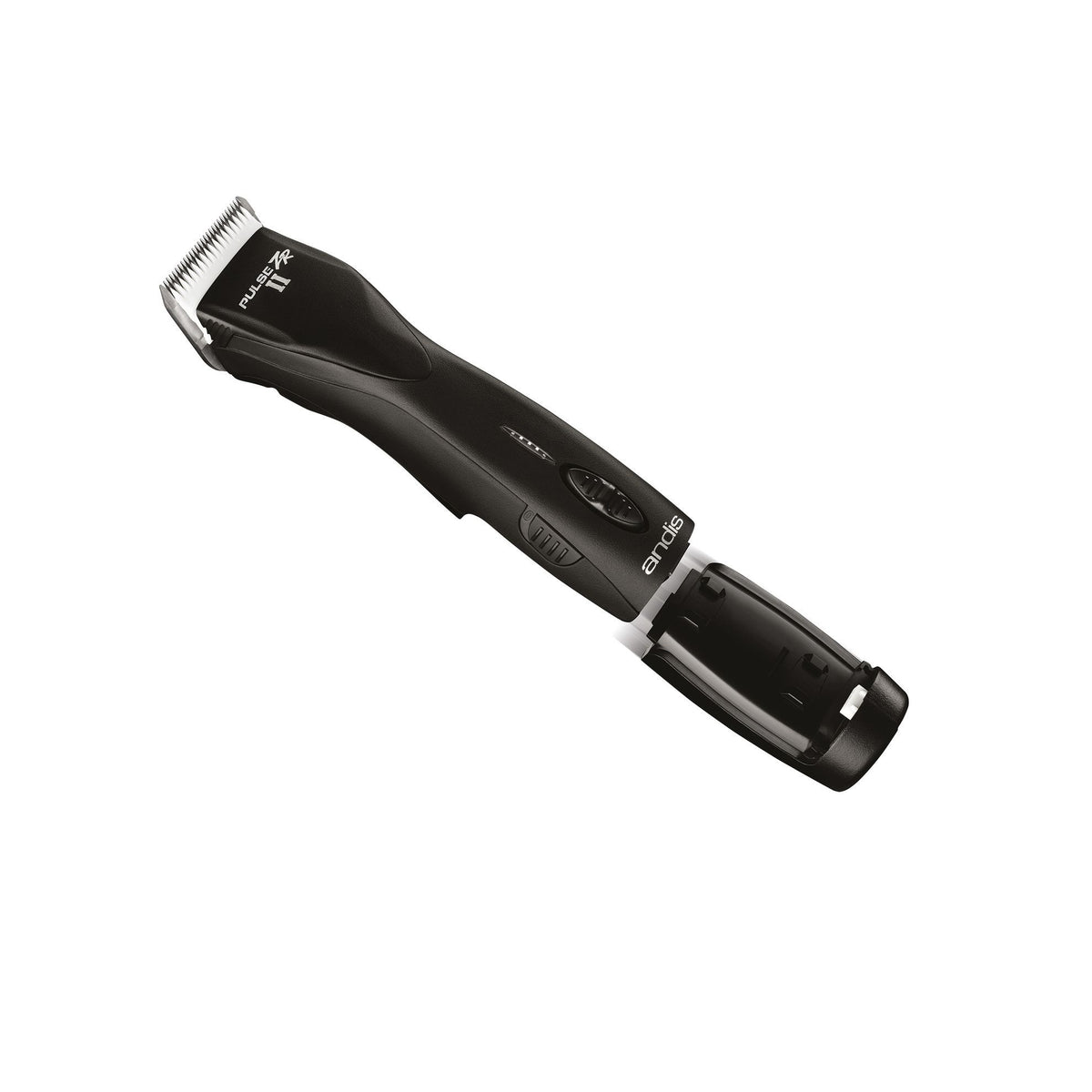 Tondeuse Andis Pulse ZR II : tondeuse noire vue de côté