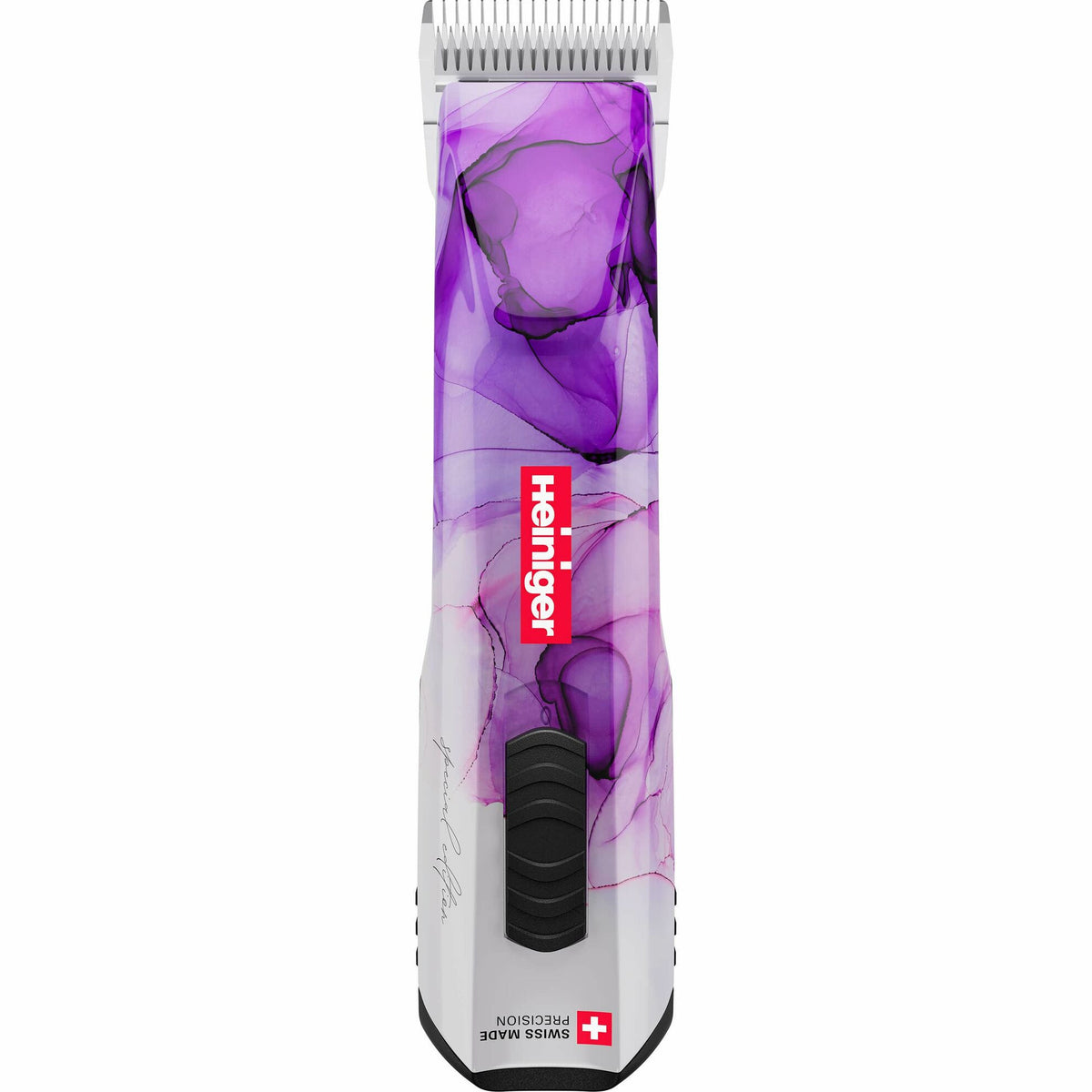 Tondeuse Heiniger Opal violette : tondeuse vue de face