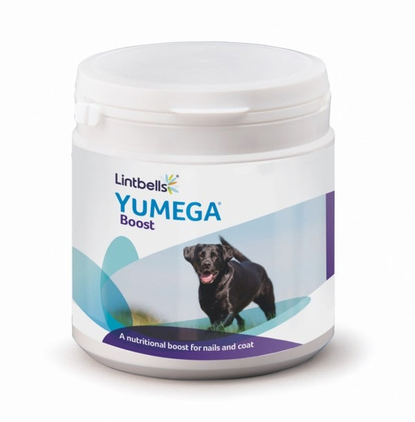 YuMEGA Boost, Pousse du poil - Petdesign.fr Chiens et Chats Naturellement 1 Pot de 180 mesures Nutrition pour chien en France, produit de haute qualité